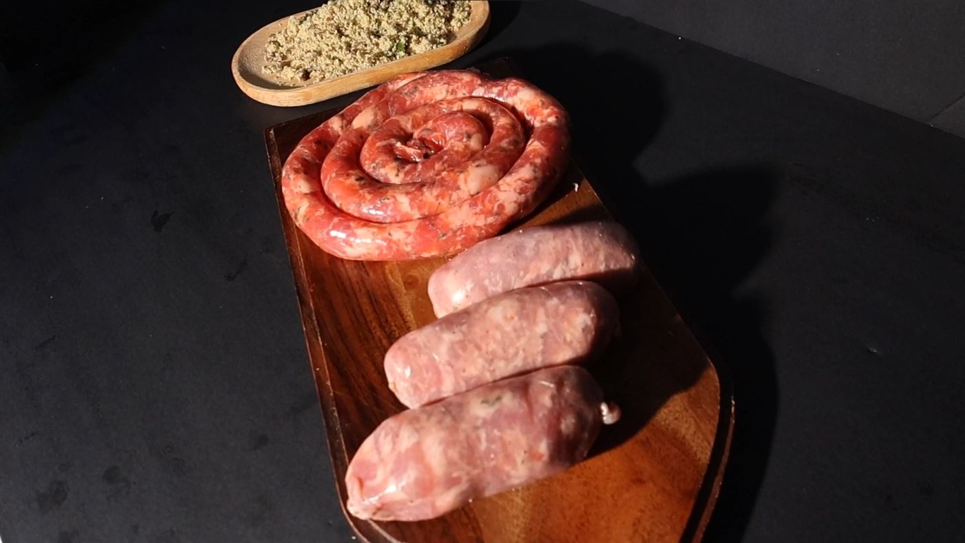 Sausage at the Vitoria counter